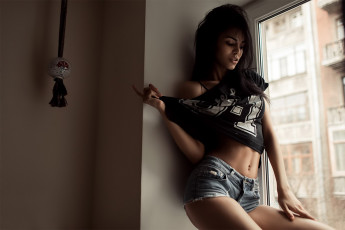 Картинка девушка девушки -unsort+ брюнетки темноволосые модель