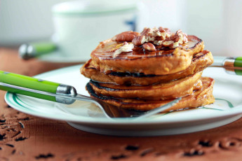 Картинка еда блины +оладьи орехи оладьи