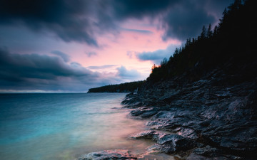 Картинка природа побережье море камни