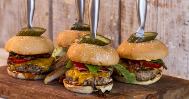 Обои картинки фото еда, бутерброды,  гамбургеры,  канапе, гамбургер