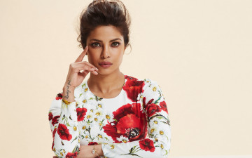 Картинка девушки priyanka+chopra актриса тату платье лицо шатенка