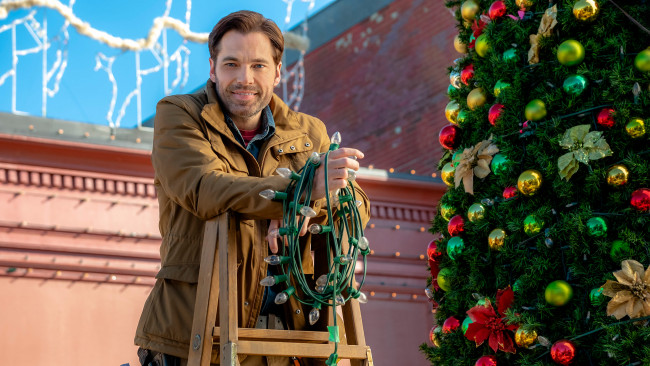 Обои картинки фото christmas town , 2019, кино фильмы, christmas town, драма, мелодрама, кадры, из, фильма, christmas, town