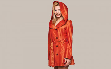 Картинка девушки -+блондинки +светловолосые блондинка плащ капюшон