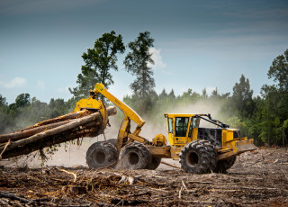 обоя техника, лесоповалочная техника, tigercat