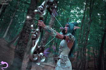 Картинка девушки ольга+кожевникова+ lady+bell костюм образ лук лес эльф