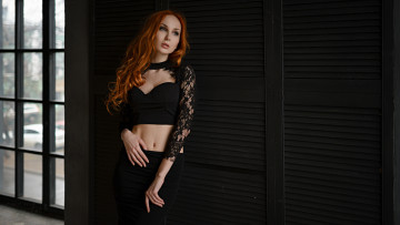 Картинка девушки анна+боевая анна боевая девушка рыжая сергей жирнов