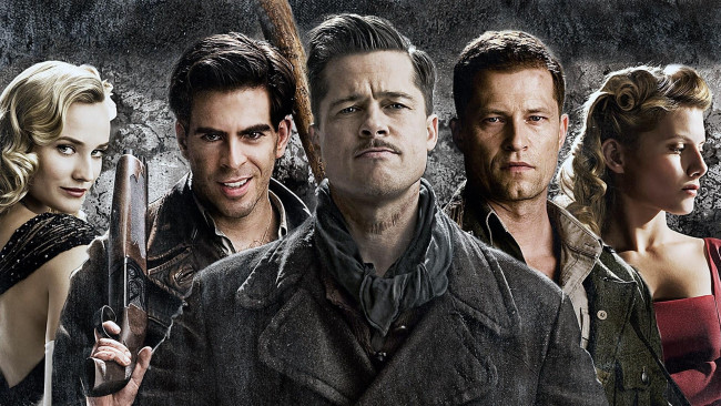 Обои картинки фото кино фильмы, inglourious basterds, коллаж