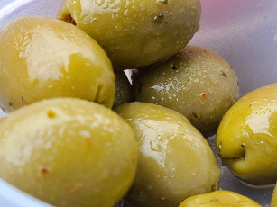 Картинка еда оливки зеленые макро