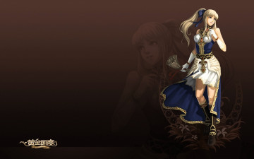 обоя видео игры, golden land, девушка, свиток