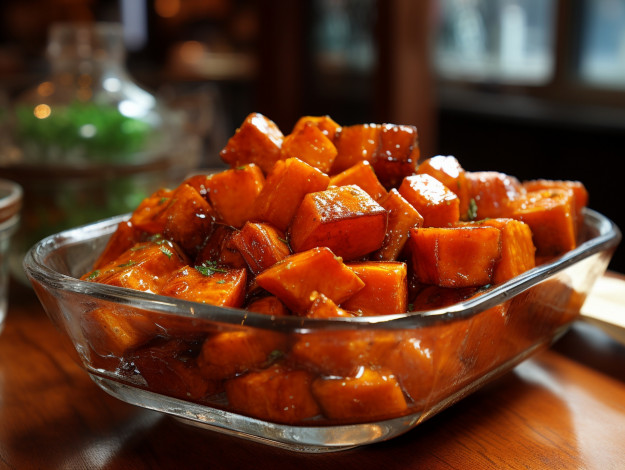 Обои картинки фото еда, тыква, запеченная