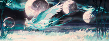 обоя аниме, животные,  существа, девушка