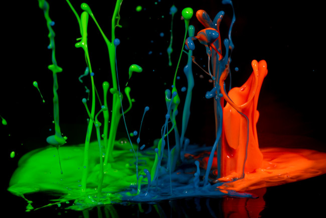 Обои картинки фото разное, капли,  брызги,  всплески, краски