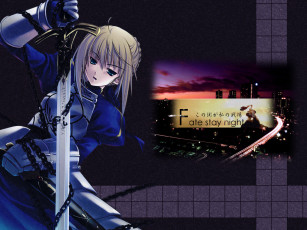 Картинка аниме fate stay night