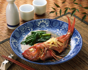 Картинка еда рыбные блюда морепродуктами