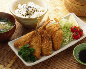 Картинка еда рыбные блюда морепродуктами