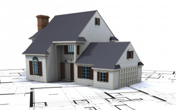 Картинка 3д графика architecture архитектура