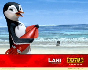 обоя surf`s, up, мультфильмы