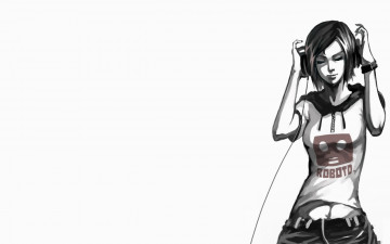 Картинка аниме headphones instrumental