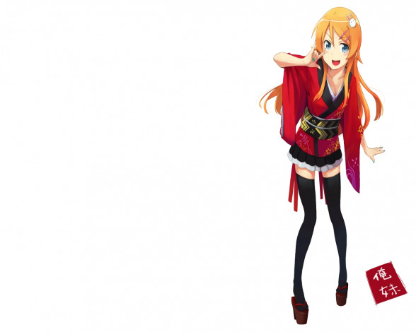 Обои картинки фото аниме, oreimo