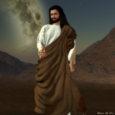 Картинка 3д графика religion религия планета горы