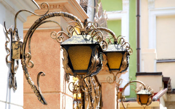 Картинка разное осветительные приборы фонари ковка