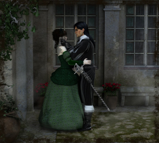 Обои картинки фото 3д, графика, people, люди, свидания