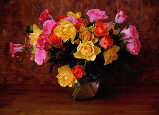 Картинка цветы розы букет