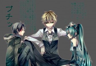 Картинка аниме dyurarara трио