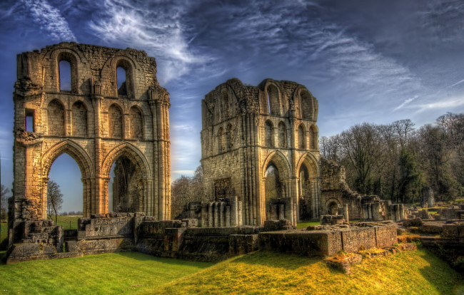 Обои картинки фото города, - исторические,  архитектурные памятники, аббатство, руины