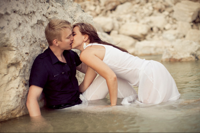 Обои картинки фото разное, мужчина женщина, поцелуй