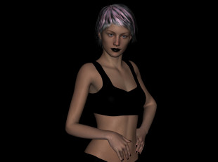 Картинка 3д+графика люди+ people фон взгляд девушка