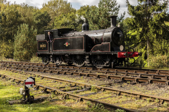 Картинка техника паровозы паровоз дорога железная
