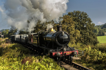 Картинка техника паровозы паровоз дорога железная