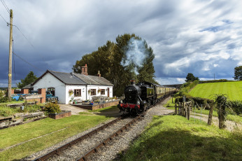 Картинка техника паровозы паровоз дорога железная