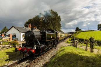 Картинка техника паровозы паровоз дорога железная