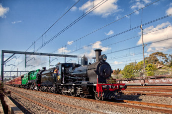 Картинка техника паровозы паровоз дорога железная