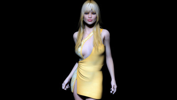 Картинка 3д+графика люди+ people девушка взгляд фон