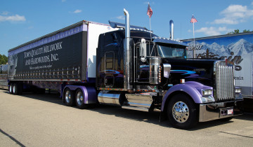 Картинка kenworth+truck автомобили kenworth тягач грузовик седельный тяжелый