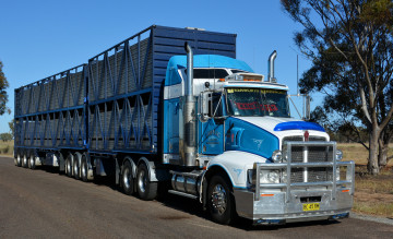 Картинка t408+stockcrate автомобили kenworth тяжелый тягач седельный грузовик