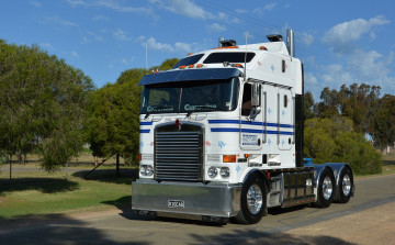 Картинка k108+kenworth автомобили kenworth тягач седельный грузовик тяжелый