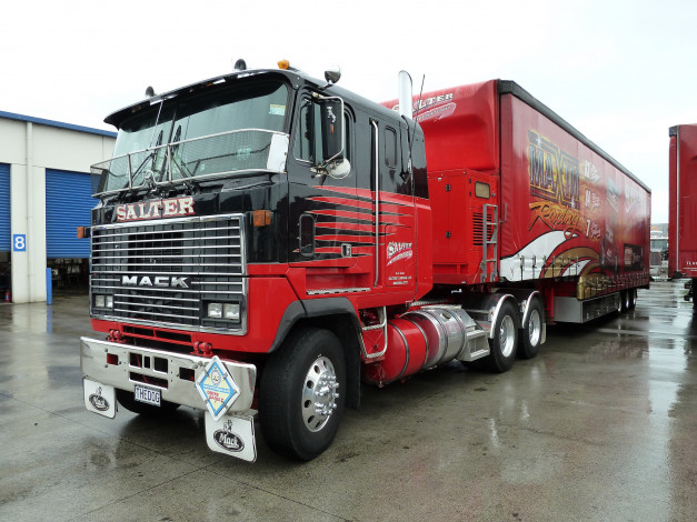 Обои картинки фото автомобили, mack, фура, salter, racing