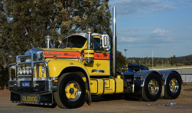 Обои картинки фото mack, автомобили, тягач, седельный, грузовик, тяжелый