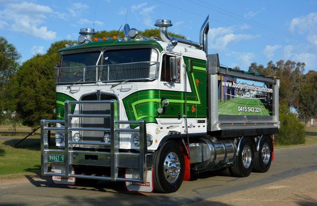 Обои картинки фото kenworth, автомобили, тягач, седельный, грузовик, тяжелый