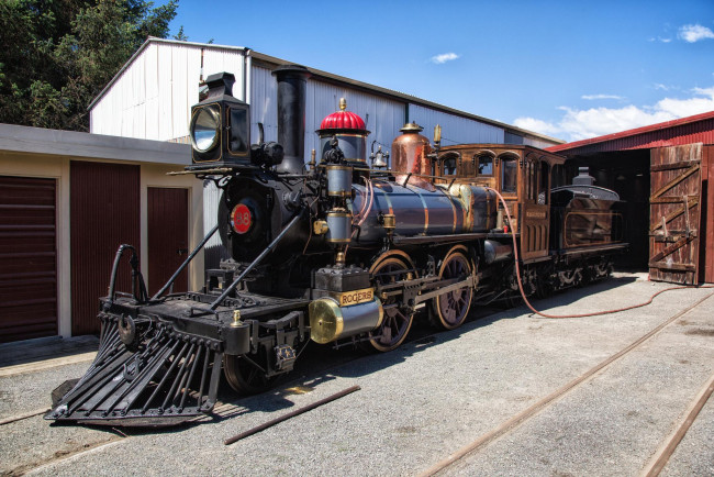 Обои картинки фото техника, паровозы, железная, дорога, паровоз