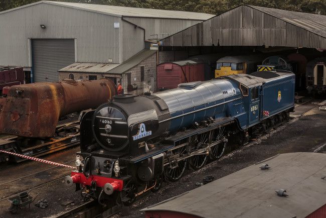 Обои картинки фото техника, паровозы, железная, паровоз, дорога