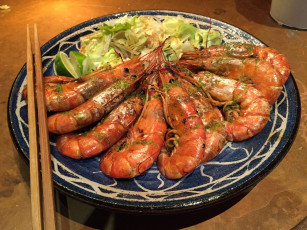 Картинка еда рыба +морепродукты +суши +роллы креветки