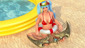 Картинка 3д+графика аниме+ anime фон взгляд девушка