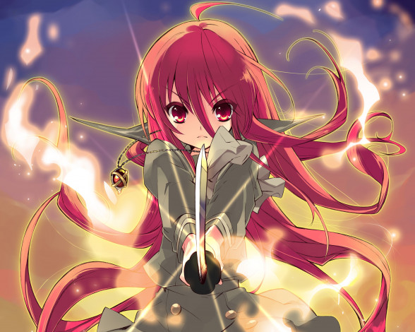 Обои картинки фото аниме, shakugan no shana, itou, noiji, shana, shakugan, no