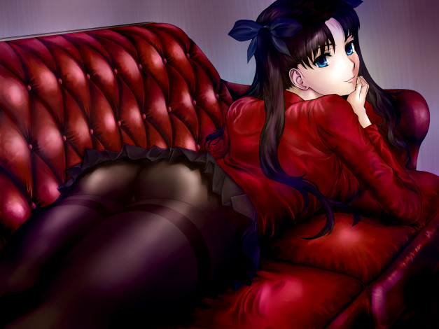 Обои картинки фото аниме, fate, stay night, shopjapen, tohsaka, rin, stay, night