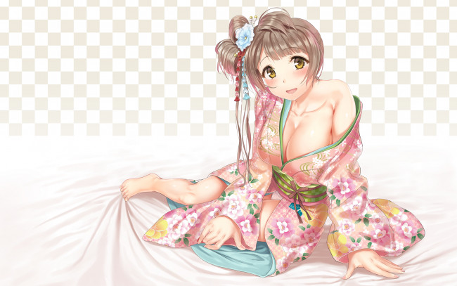 Обои картинки фото аниме, love live,  school idol project, minami, kotori, love, live, school, idol, project, kichiroku